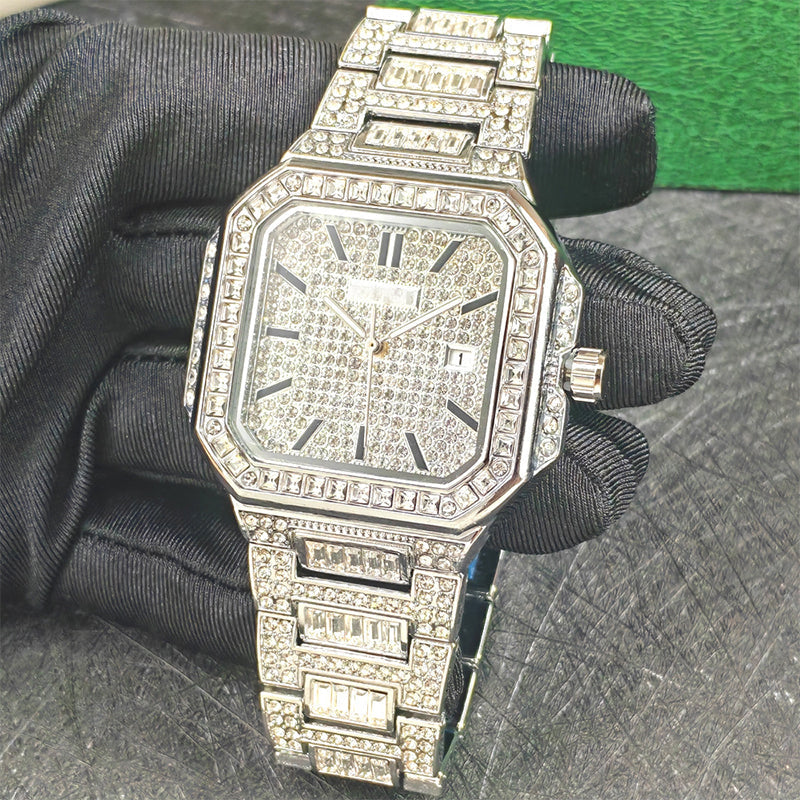 🎁2026 New Arrivals 49% OFF💥Luxury Square Rhinestone Watch – Elegant Sparkle for Every Occasion✨