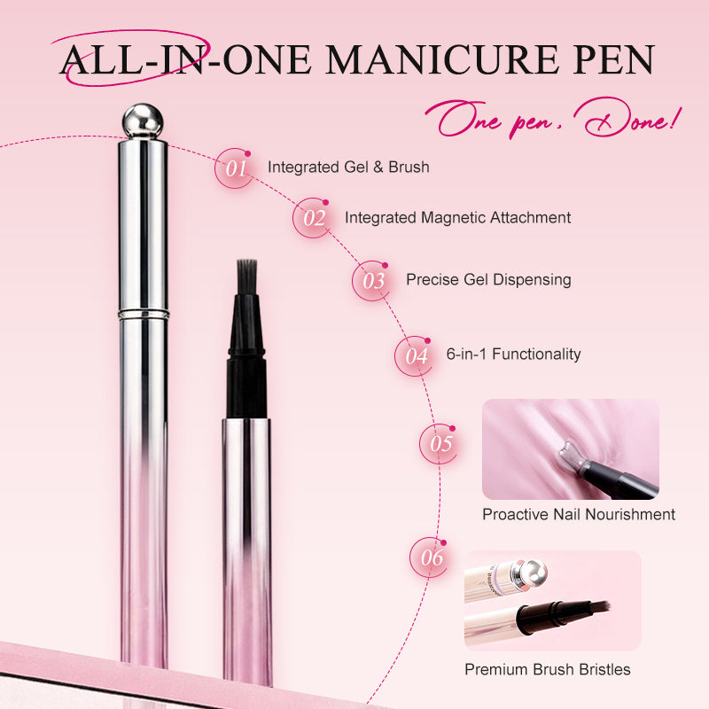 🥳2026 HOT SALE 49% OFF!🥳💞Buy 1 Get 1 Free!💝💫All-in-One Cat Eye Nail Gel Pen – Get a hypnotic cat-eye effect in one stroke! Magnetic gel, lasting shine, salon magic at home. 🖤🌌
