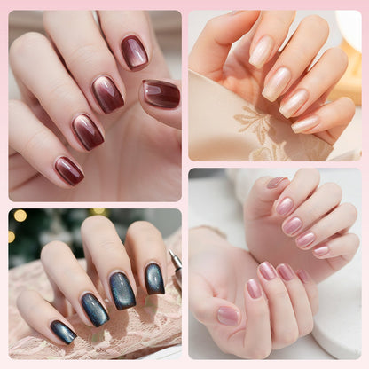 🥳2026 HOT SALE 49% OFF!🥳💞Buy 1 Get 1 Free!💝💫All-in-One Cat Eye Nail Gel Pen – Get a hypnotic cat-eye effect in one stroke! Magnetic gel, lasting shine, salon magic at home. 🖤🌌