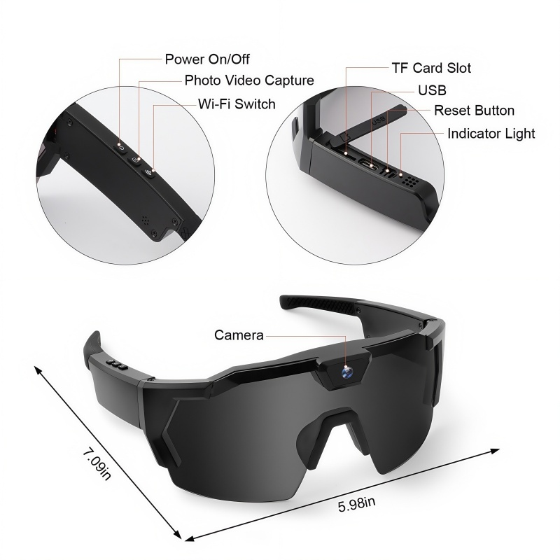 💥40% OFF🕶️Outdoor Cycling Camera Glasses🎥
