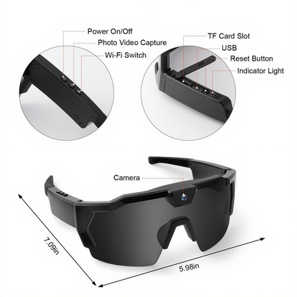 💥40% OFF🕶️Outdoor Cycling Camera Glasses🎥
