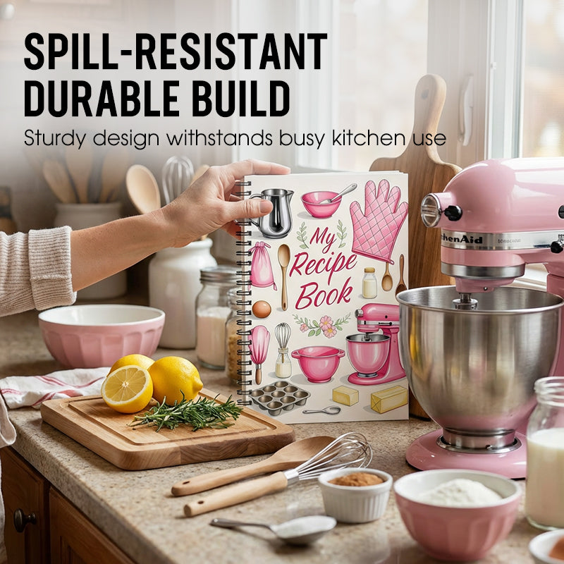 ⏰Limited-time 40% off offer✨🔥104 Sheets Notebook for Recipes📓