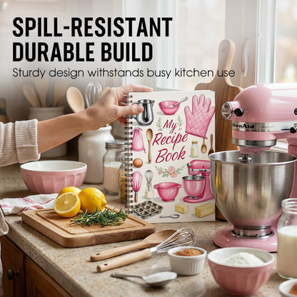 ⏰Limited-time 40% off offer✨🔥104 Sheets Notebook for Recipes📓