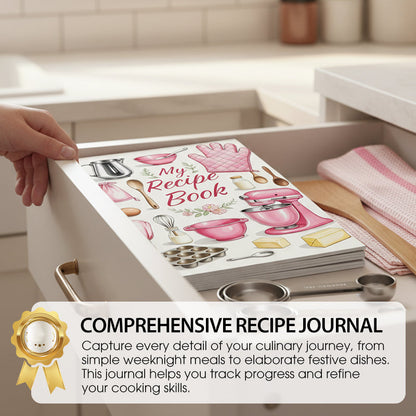 ⏰Limited-time 40% off offer✨🔥104 Sheets Notebook for Recipes📓
