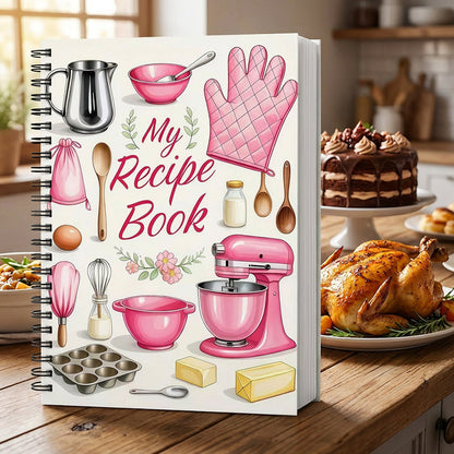 ⏰Limited-time 40% off offer✨🔥104 Sheets Notebook for Recipes📓