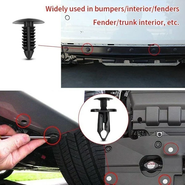 🎁2026 New Arrivals 49% OFF💥100pcs Universal Expansion Screw Clips Set – Multi-Size, Strong Grip & Easy Installation 🛠️🚗