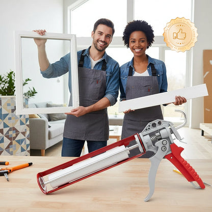 🔥 Hot Sale Now! 💪 Silent · Effortless · 360° Rotation｜The “Steady-Hand Black Tech” of Caulking Guns ⚡