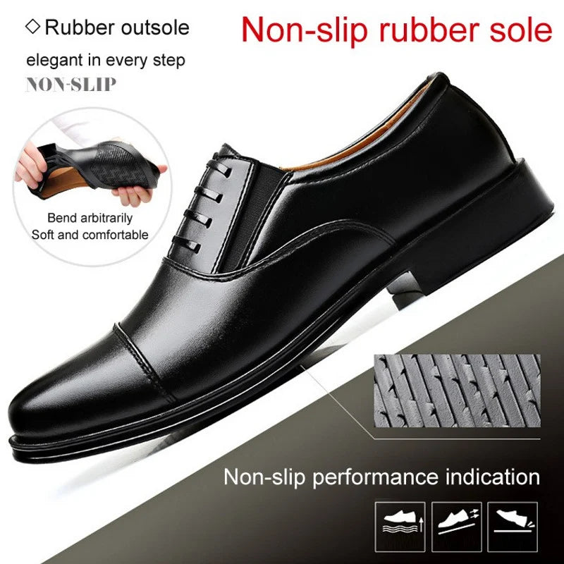 🔥New 2026 hot sale 50% off🔥Men's Gentlemen Business Formal Leather Shoes