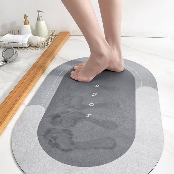 🔥HOT SALE🧼Premium Quick-Drying Floor Mat – Non-Slip, Oil & Water Resistant, Modern Design for Home, Bathroom & Kitchen Use✨
