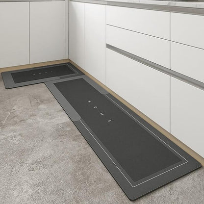 🔥HOT SALE🧼Premium Quick-Drying Floor Mat – Non-Slip, Oil & Water Resistant, Modern Design for Home, Bathroom & Kitchen Use✨