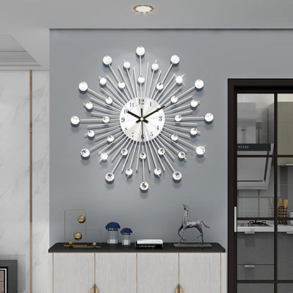 📢40% OFF!💎Creative Rhinestone Wall Clock🏡