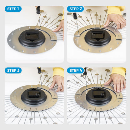 📢40% OFF!💎Creative Rhinestone Wall Clock🏡