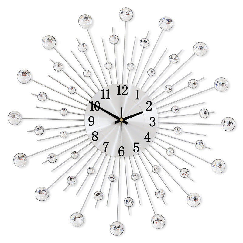 📢40% OFF!💎Creative Rhinestone Wall Clock🏡