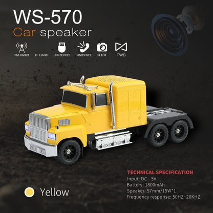 🔥2026 Hot Sale 50% OFF 🔥🚛 Retro Truck Speaker That Rocks! 15W Bass + TWS Stereo—Stylish and Powerful 🔊