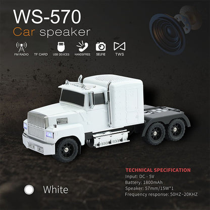 🔥2026 Hot Sale 50% OFF 🔥🚛 Retro Truck Speaker That Rocks! 15W Bass + TWS Stereo—Stylish and Powerful 🔊