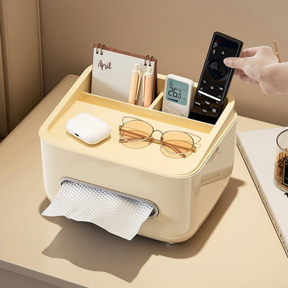 🧻 Tissue box + storage box + phone stand? This 3-in-1 design instantly organizes your desk! ✨