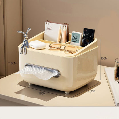 🧻 Tissue box + storage box + phone stand? This 3-in-1 design instantly organizes your desk! ✨