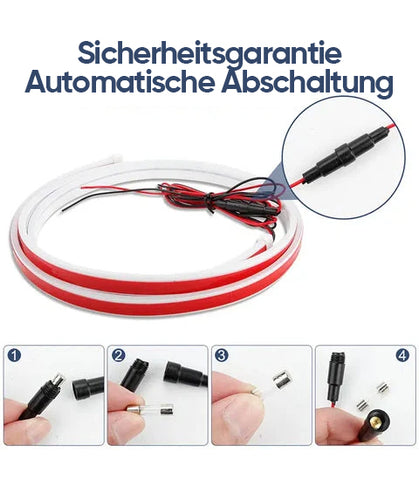 🔥Limited-time 50% off💡 Dual-purpose lighting! Interior ambiance + exterior decoration. Upgraded LED light guide strip—plug it in and dazzle! 🚗✨