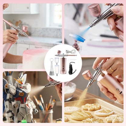 📢📢50%  OFF !! ⏰🎨 Three pressure settings + wireless freedom! Professional-grade airbrush for DIY, modeling, and makeup—all in one device! ✨