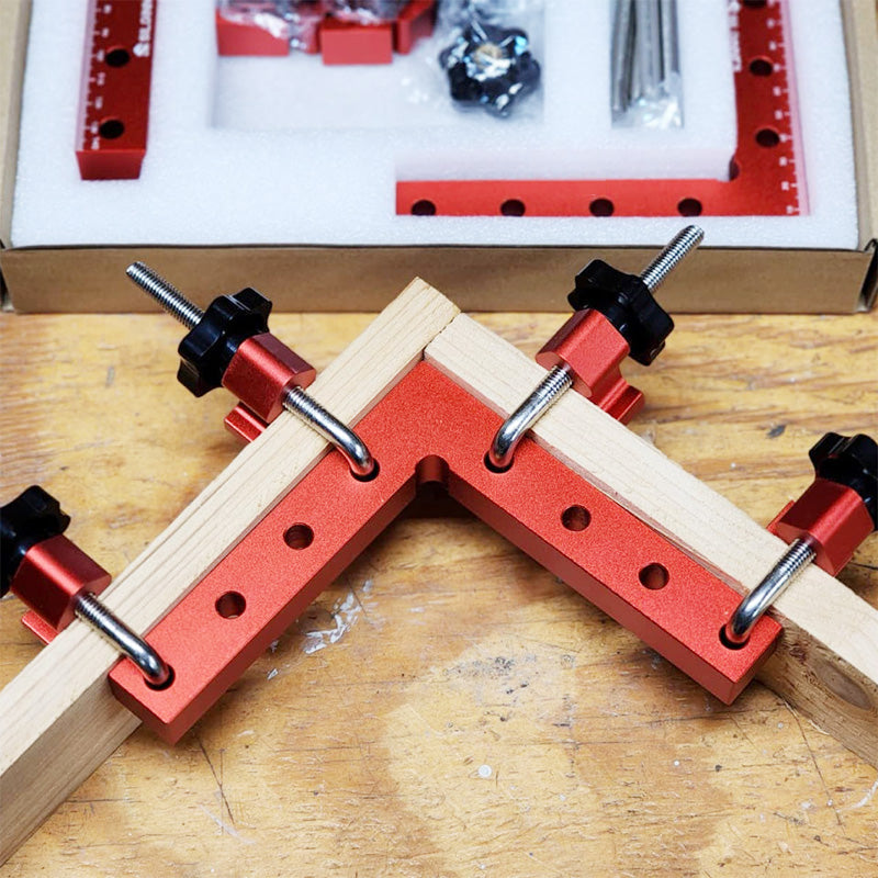 📐 49% OFF NOW! ⚙️ Precision Clamping Squares Set – Aircraft-Grade Aluminum, Perfect 90° Angles & Quick Setup for Woodworking 🔩