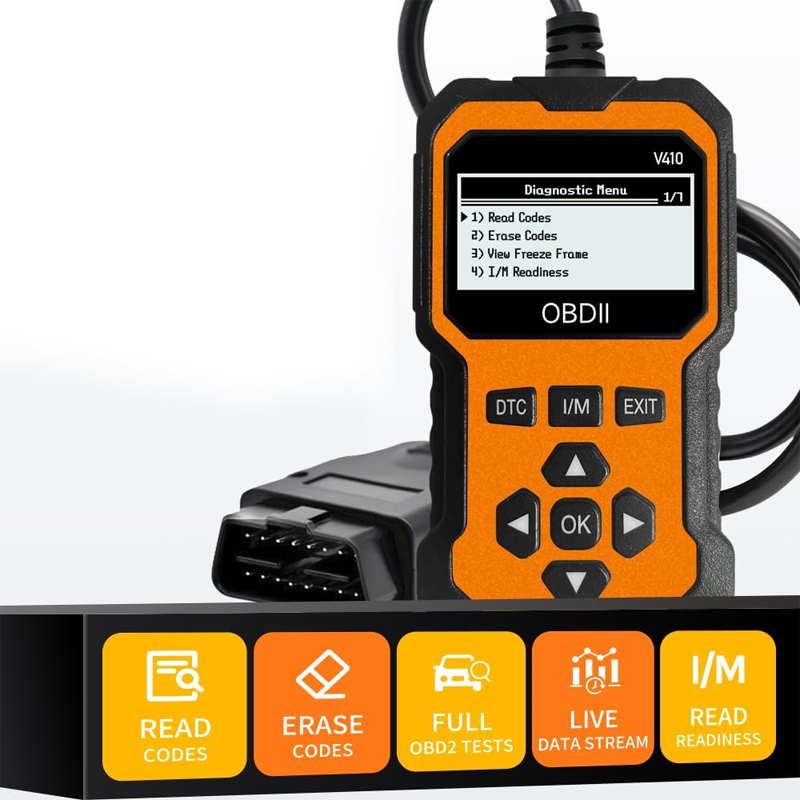 ⏰40% Off!🔧 Plug it in and scan! Professional-grade OBD2 diagnostic tool.  Even beginners can easily maintain their vehicles.⚡