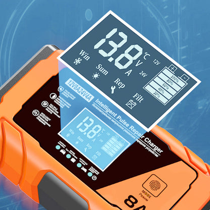 ⏳49% Off & Free Shipping!🔋 Smart Digital Display + Four-Season Temperature Control! Multi-Function Battery Charger for Precise Maintenance of All Types of Lead-Acid Batteries⚡
