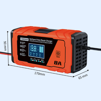 ⏳49% Off & Free Shipping!🔋 Smart Digital Display + Four-Season Temperature Control! Multi-Function Battery Charger for Precise Maintenance of All Types of Lead-Acid Batteries⚡