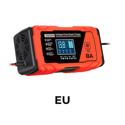 ⏳49% Off & Free Shipping!🔋 Smart Digital Display + Four-Season Temperature Control! Multi-Function Battery Charger for Precise Maintenance of All Types of Lead-Acid Batteries⚡