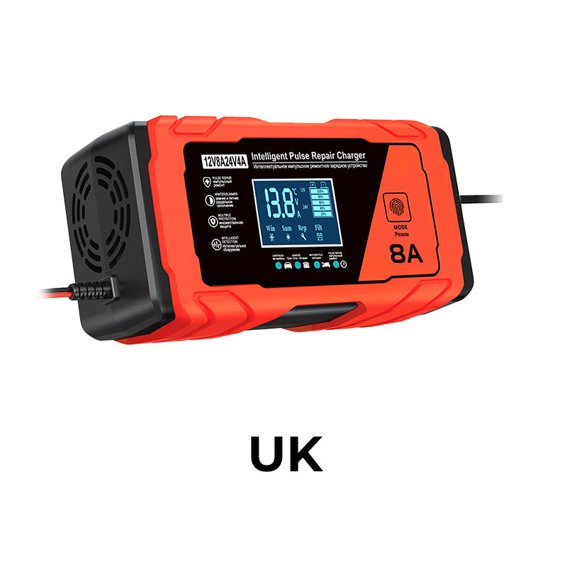 ⏳49% Off & Free Shipping!🔋 Smart Digital Display + Four-Season Temperature Control! Multi-Function Battery Charger for Precise Maintenance of All Types of Lead-Acid Batteries⚡