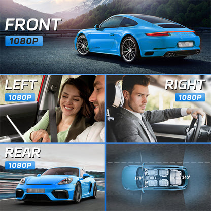 💥49% OFF!📷4-Channel HD Dash Cam with Night Vision📹