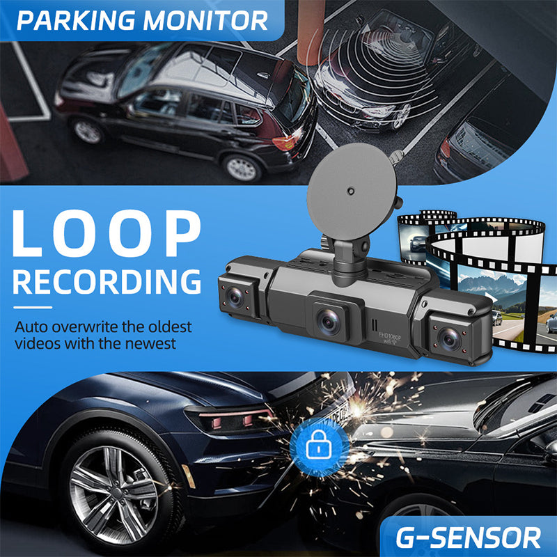 💥49% OFF!📷4-Channel HD Dash Cam with Night Vision📹