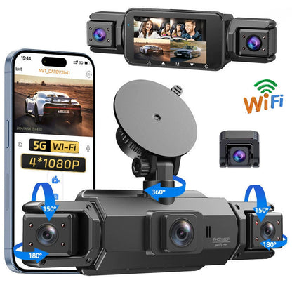 💥49% OFF!📷4-Channel HD Dash Cam with Night Vision📹