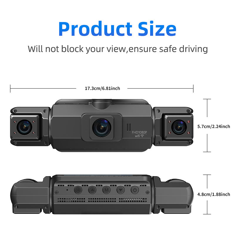 💥49% OFF!📷4-Channel HD Dash Cam with Night Vision📹