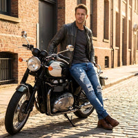👖New 40% OFF🔥Stylish Distressed Skinny Jeans for Men