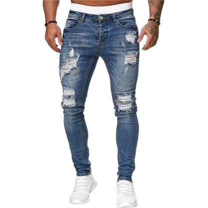👖New 40% OFF🔥Stylish Distressed Skinny Jeans for Men