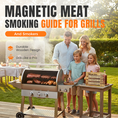 ⏳50% OFF!🔥 Magnetic Smoked Guide Board!Master Professional Grilling with One Board 🥩