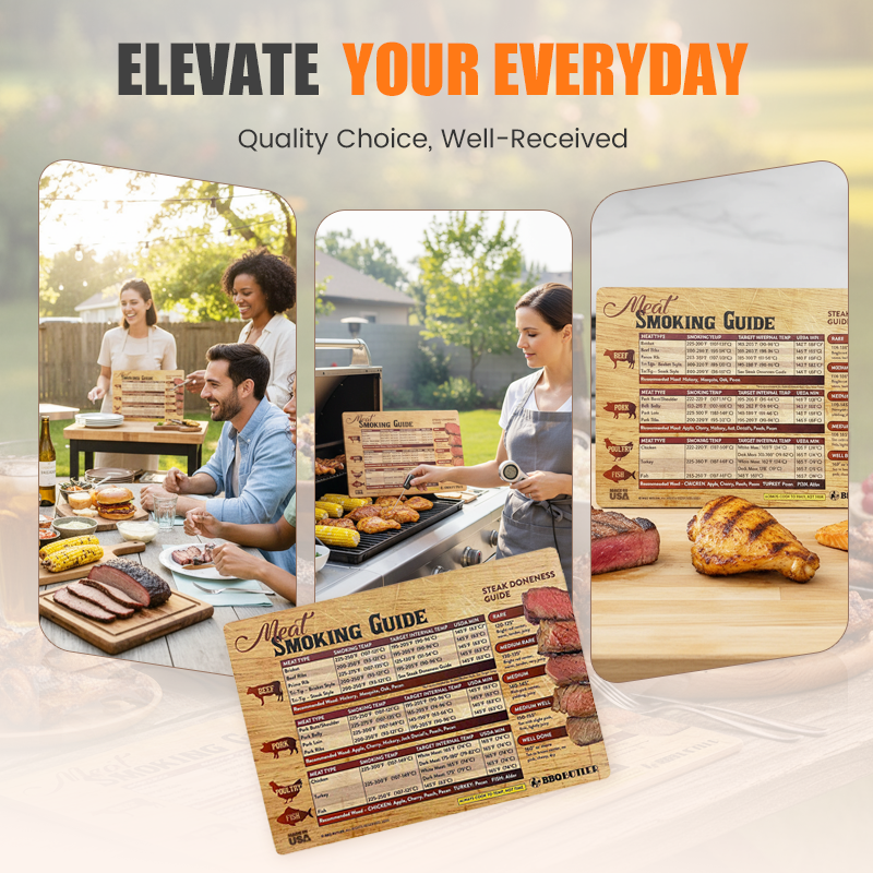 ⏳50% OFF!🔥 Magnetic Smoked Guide Board!Master Professional Grilling with One Board 🥩