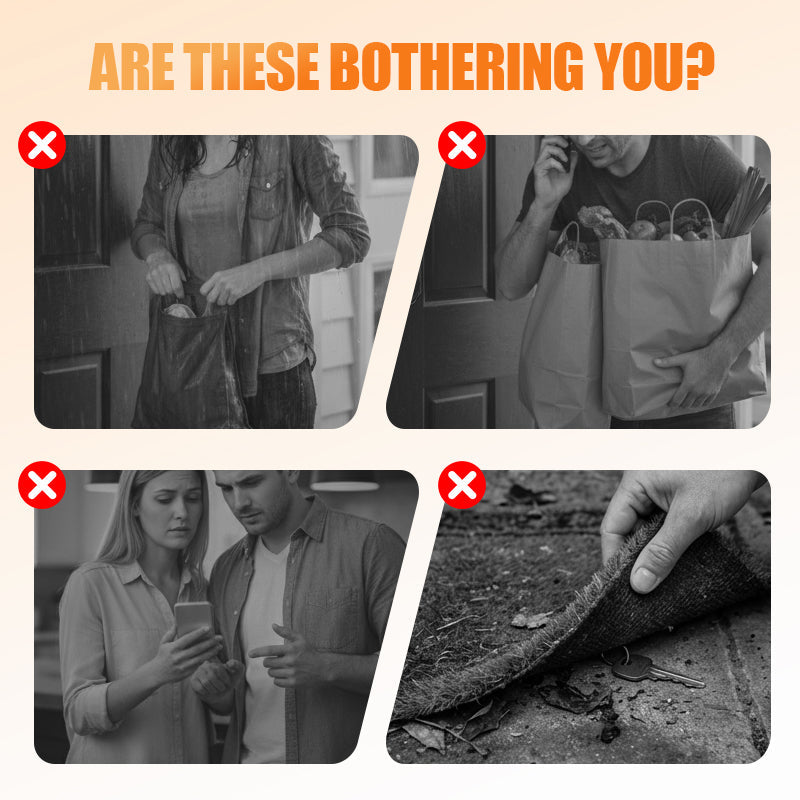 📢📢60% OFF!! ⏰Smart Fingerprint Deadbolt Lock with Keypad