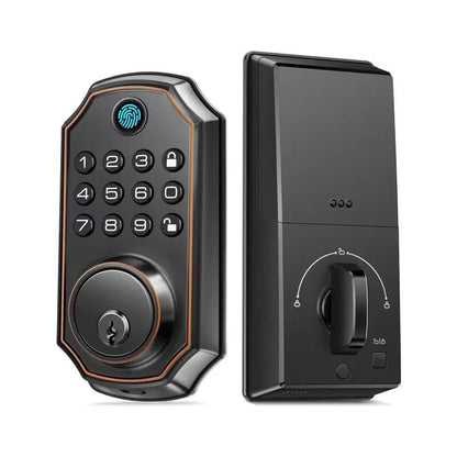 📢📢60% OFF!! ⏰Smart Fingerprint Deadbolt Lock with Keypad