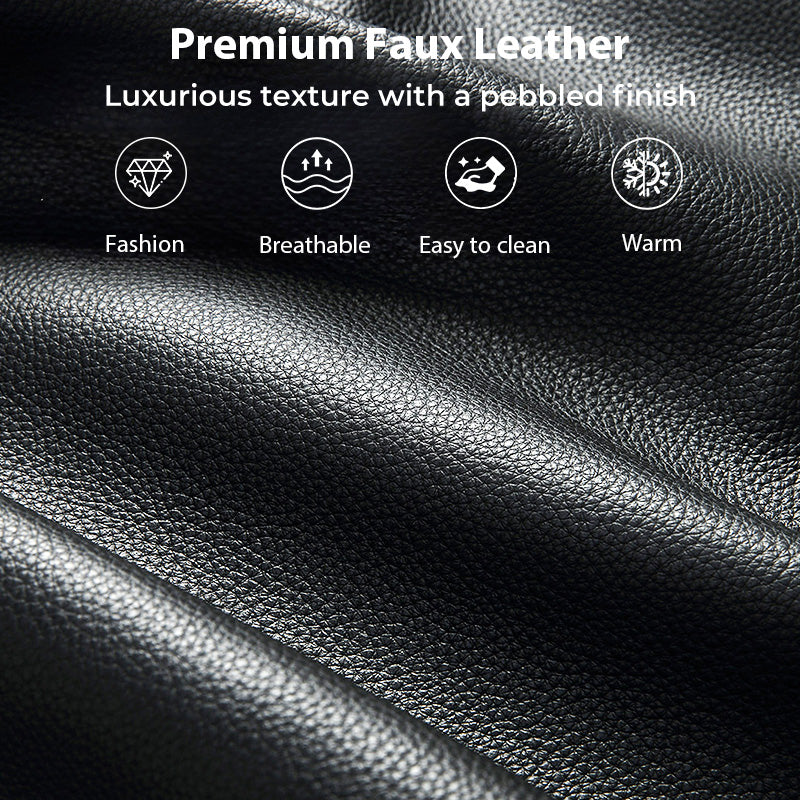 ⏰50% OFF NOW!!🔥Cool Faux Leather Biker Jacket