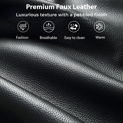 ⏰50% OFF NOW!!🔥Cool Faux Leather Biker Jacket