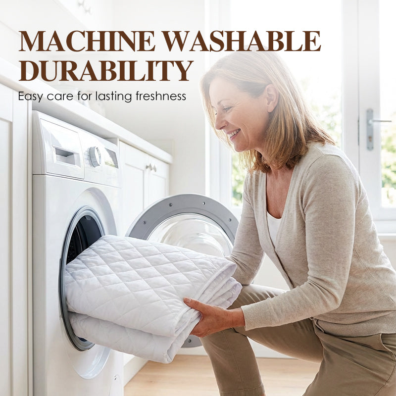 🔥Hot Sale&40% Off!🛏️Waterproof Quilted Mattress Cover & Pillowcases Set✨