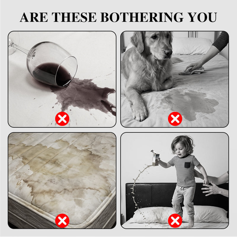 🔥Hot Sale&40% Off!🛏️Waterproof Quilted Mattress Cover & Pillowcases Set✨