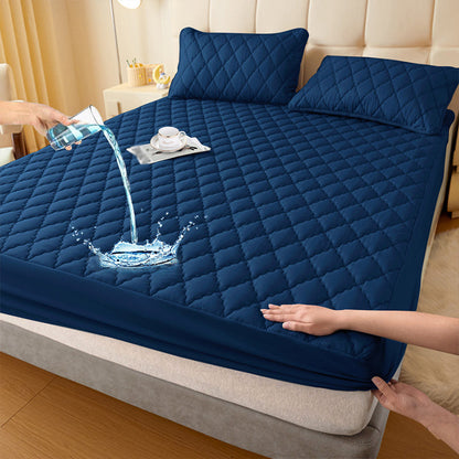 🔥Hot Sale&40% Off!🛏️Waterproof Quilted Mattress Cover & Pillowcases Set✨