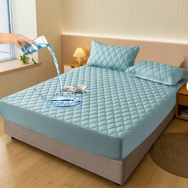 🔥Hot Sale&40% Off!🛏️Waterproof Quilted Mattress Cover & Pillowcases Set✨