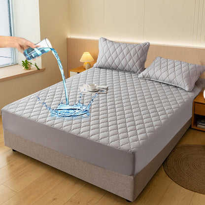 🔥Hot Sale&40% Off!🛏️Waterproof Quilted Mattress Cover & Pillowcases Set✨