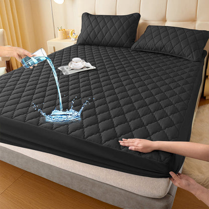 🔥Hot Sale&40% Off!🛏️Waterproof Quilted Mattress Cover & Pillowcases Set✨