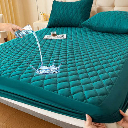 🔥Hot Sale&40% Off!🛏️Waterproof Quilted Mattress Cover & Pillowcases Set✨