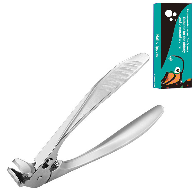 ✂️ Perfect Curved Design | Stainless Steel Nail Clipper | Effortless Grip for Seniors ✨【-50%】