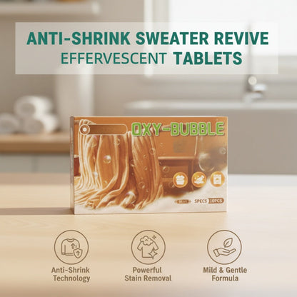 🔥BUY 2 GET 1 FREE!👕Anti-Shrink Sweater Revive Effervescent Tablets
